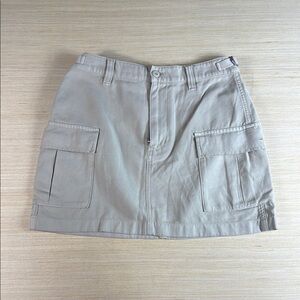 TNA Tan Mini Skirt with Pockets‎